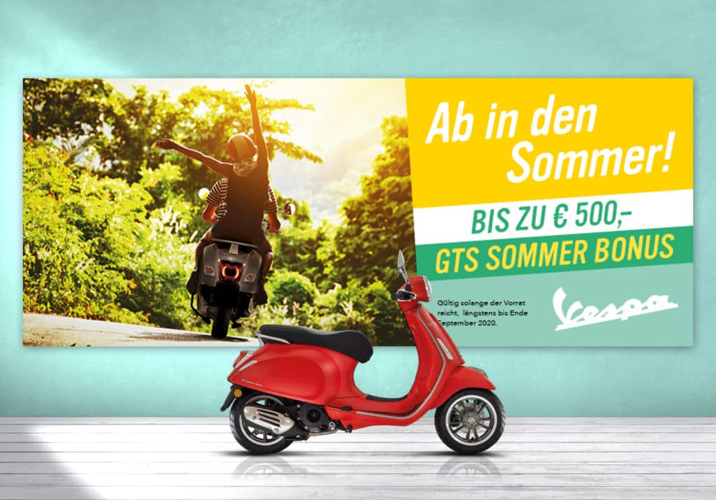 Statischer Banner Vespa