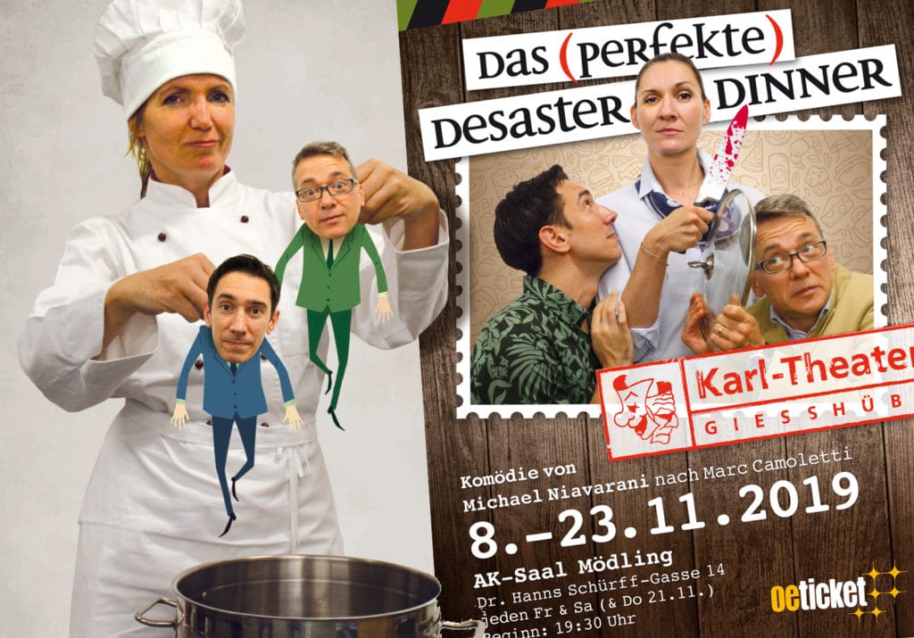 Karl-Theater Plakat Das perfekte Desaster Dinner